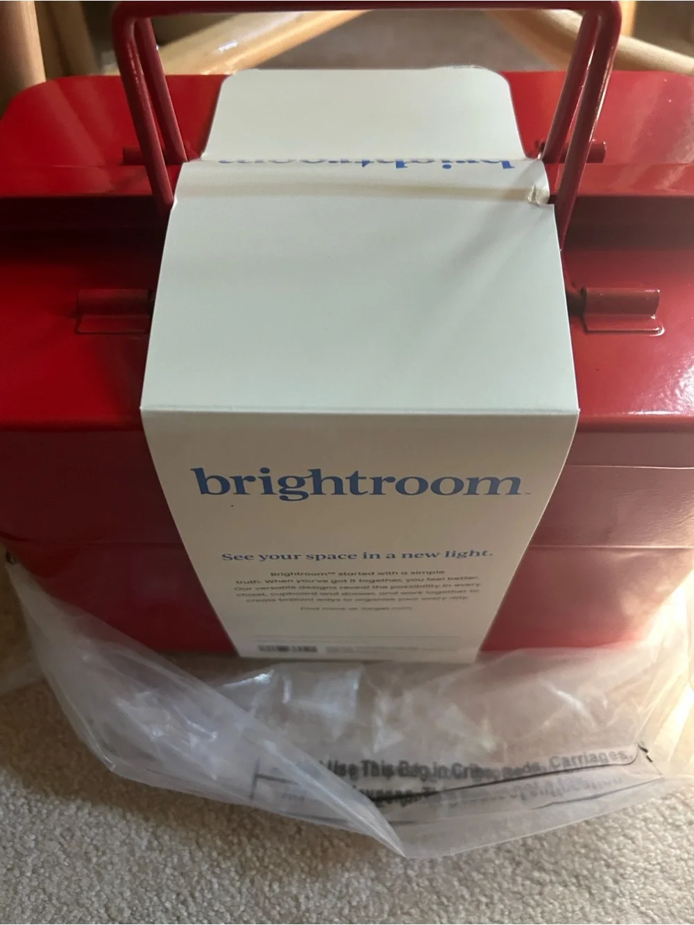 Brightroom Metal Holiday Assessory Organizer, 9.6” H x 10” W x 6.4” D